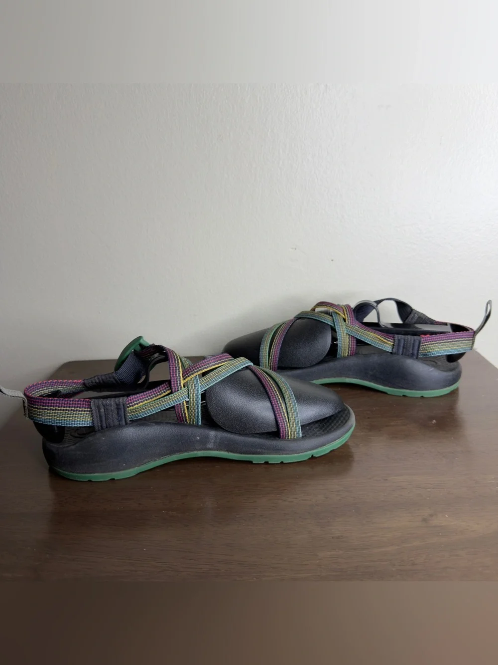 Chaco ZX/1 Ecotread Multi Colored Sandals Sz 4 kids